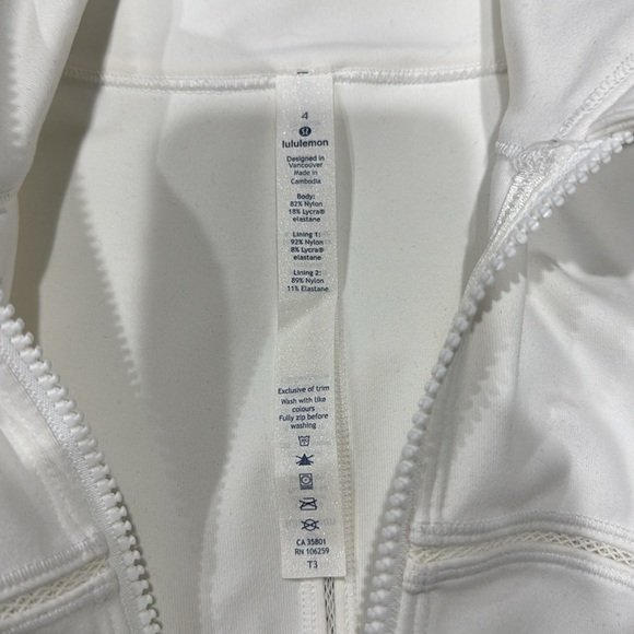 Lululemon Full Zip Jacket-size 4 - Picture 4 of 8